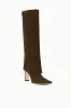 WALLY FOLDOVER HIGH HEEL BOOT | TRUFFLE sold by STAUD