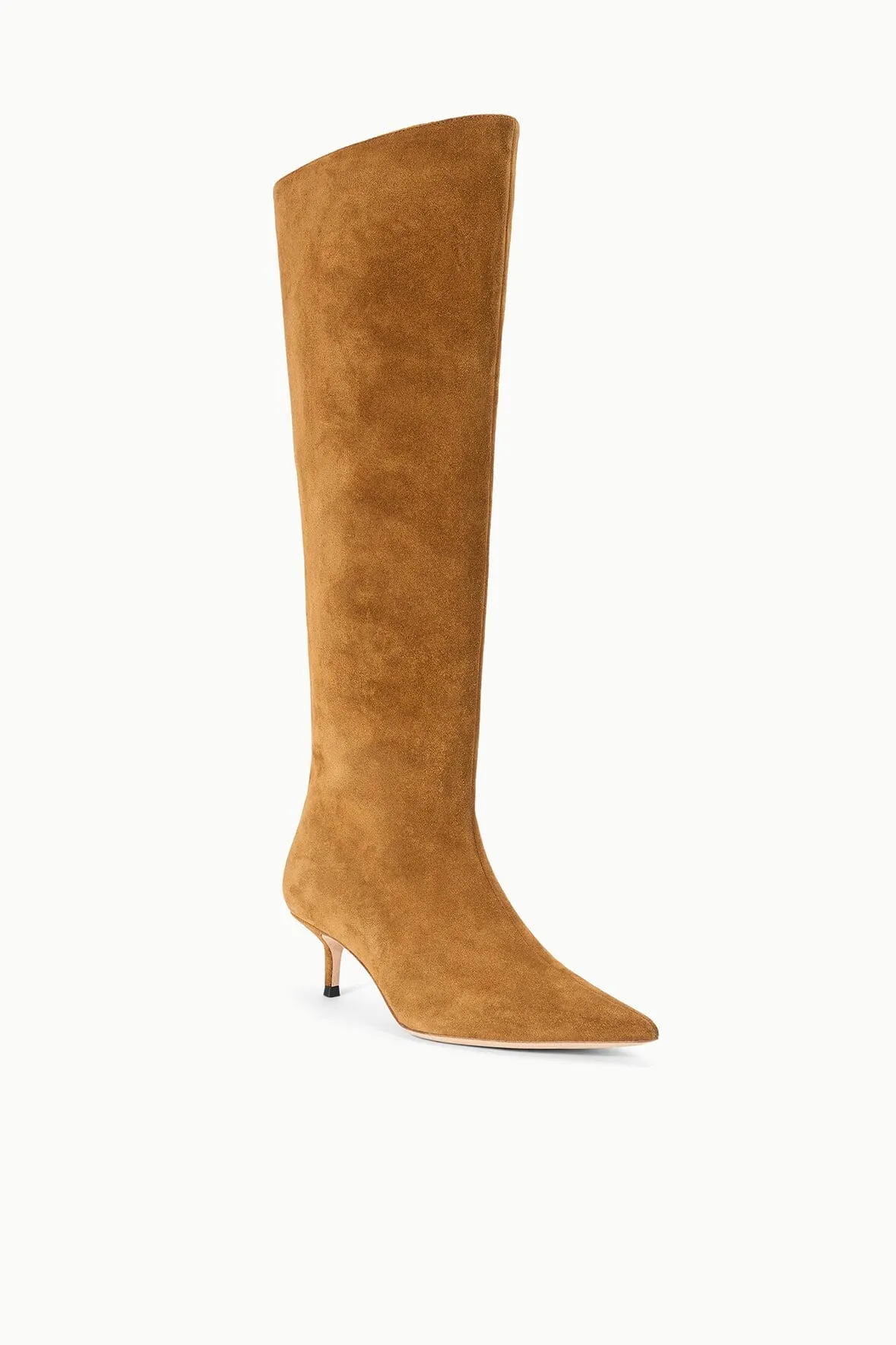 SEBASTIAN KITTEN HEEL BOOT | TAN sold by STAUD product image thumbnail 3