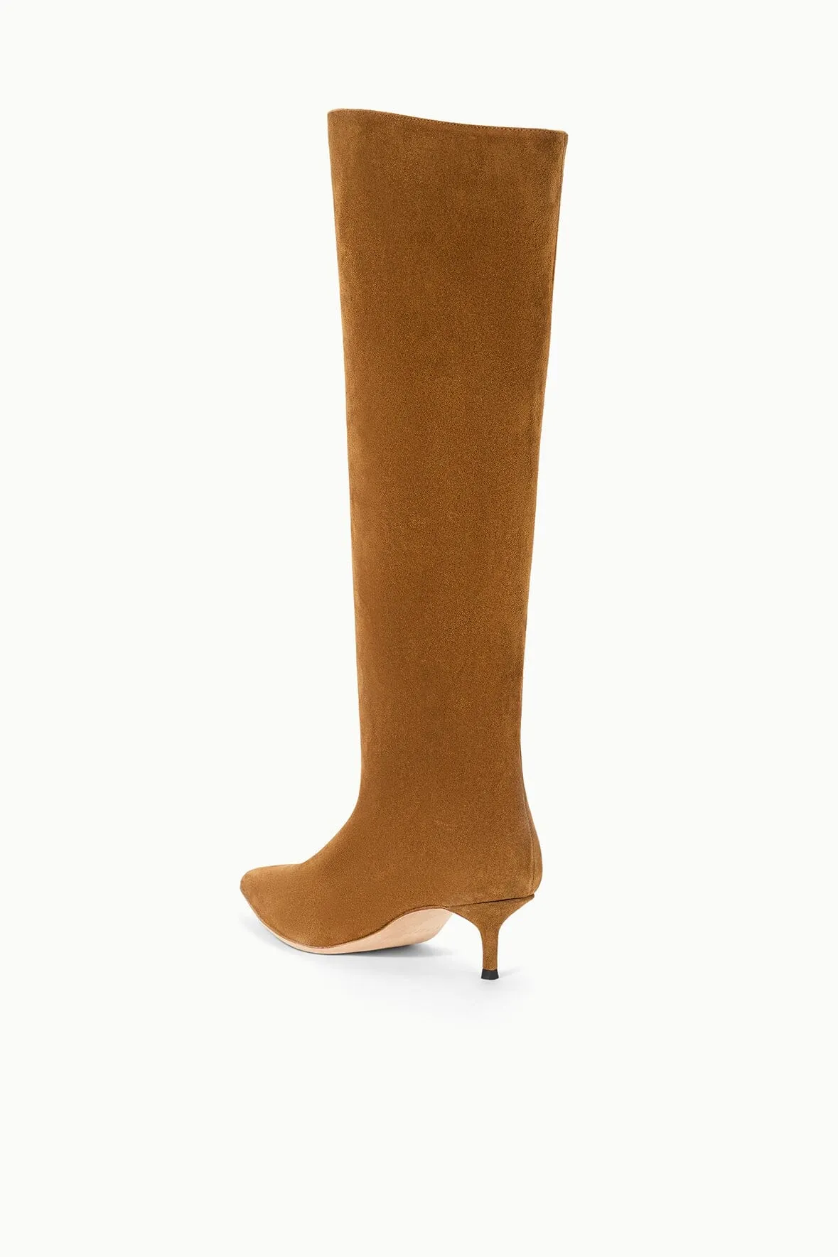 SEBASTIAN KITTEN HEEL BOOT | TAN sold by STAUD product image thumbnail 5