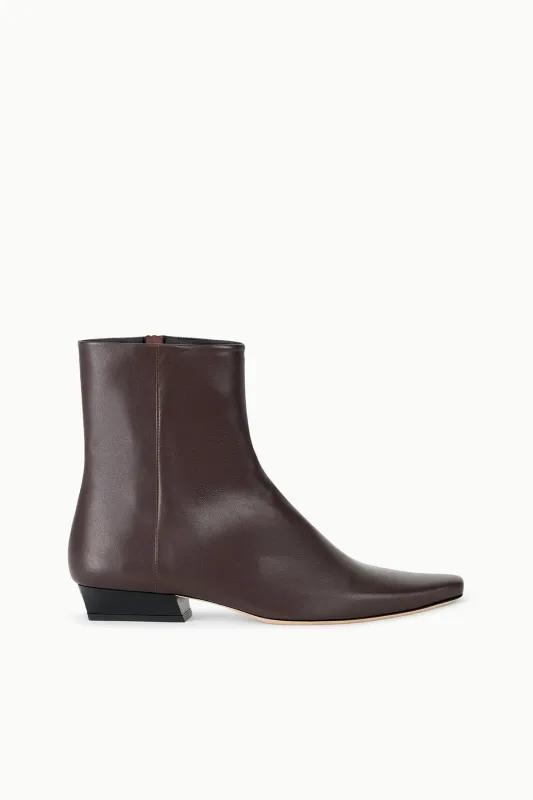 WALLY FLAT ANKLE BOOT | ESPRESSO sold by STAUD