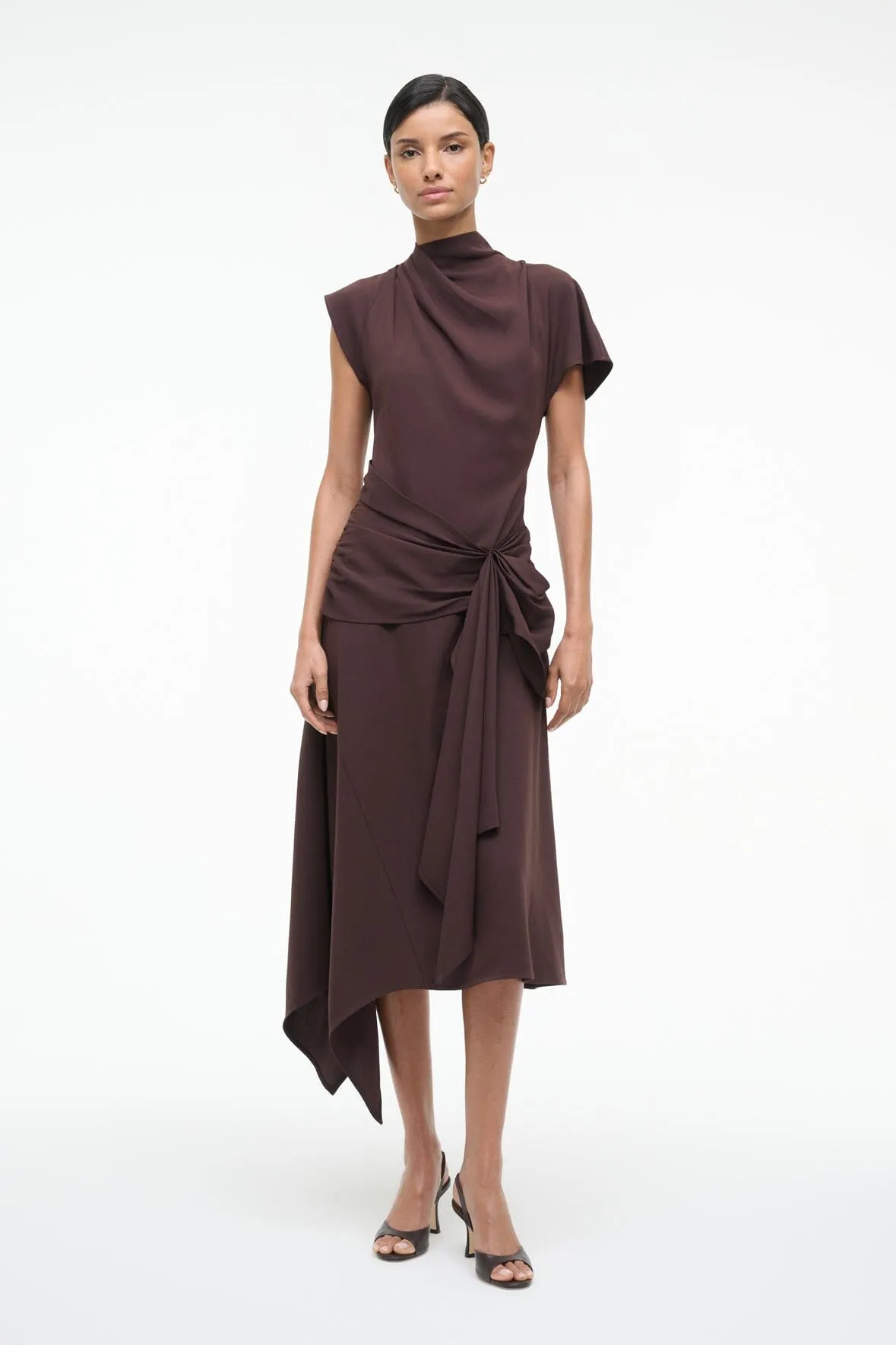 DAVINA DRESS | EARTH sold by STAUD product image thumbnail 3