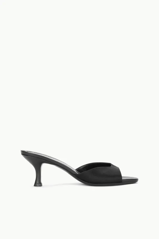 BRIGITTE MULE | BLACK SATIN sold by STAUD