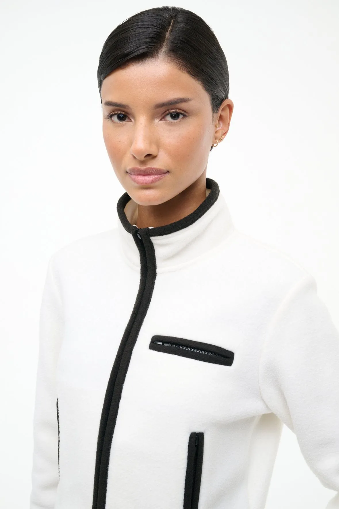 JETER JACKET | IVORY BLACK sold by STAUD product image thumbnail 5