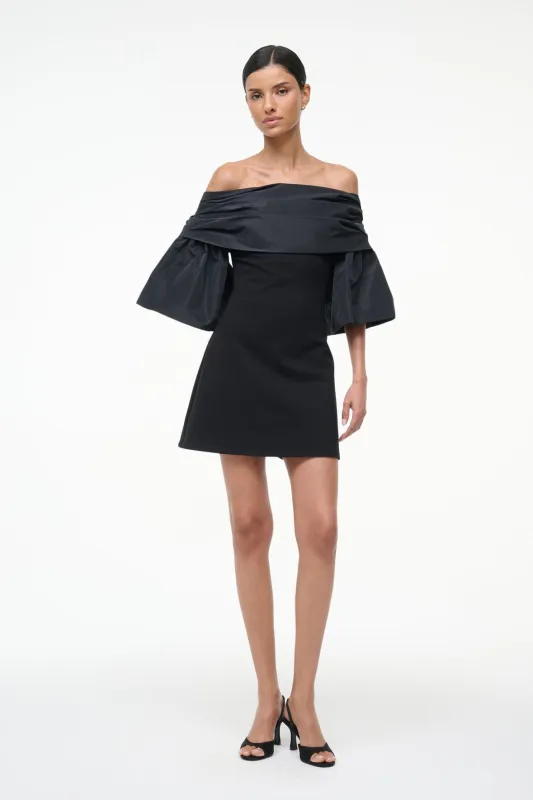 HARPER DRESS | BLACK sold by STAUD