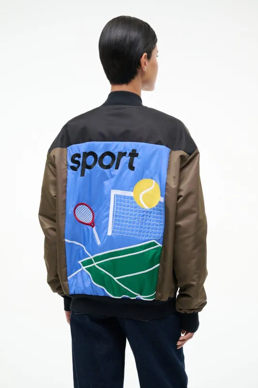 ATHENA JACKET | TRUFFLE sold by STAUD