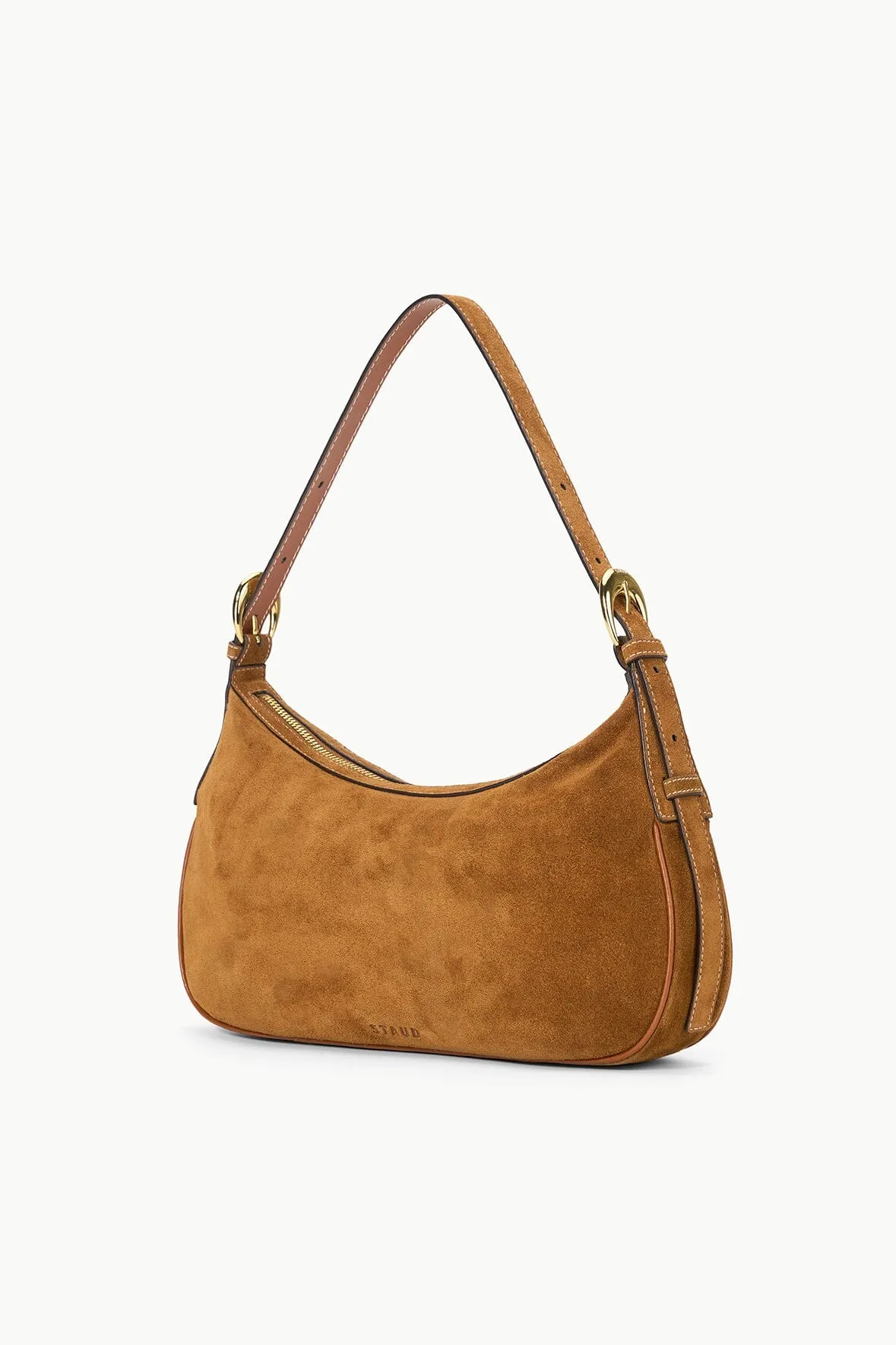 PINE SHOULDER BAG | TAN SUEDE sold by STAUD product image thumbnail 5