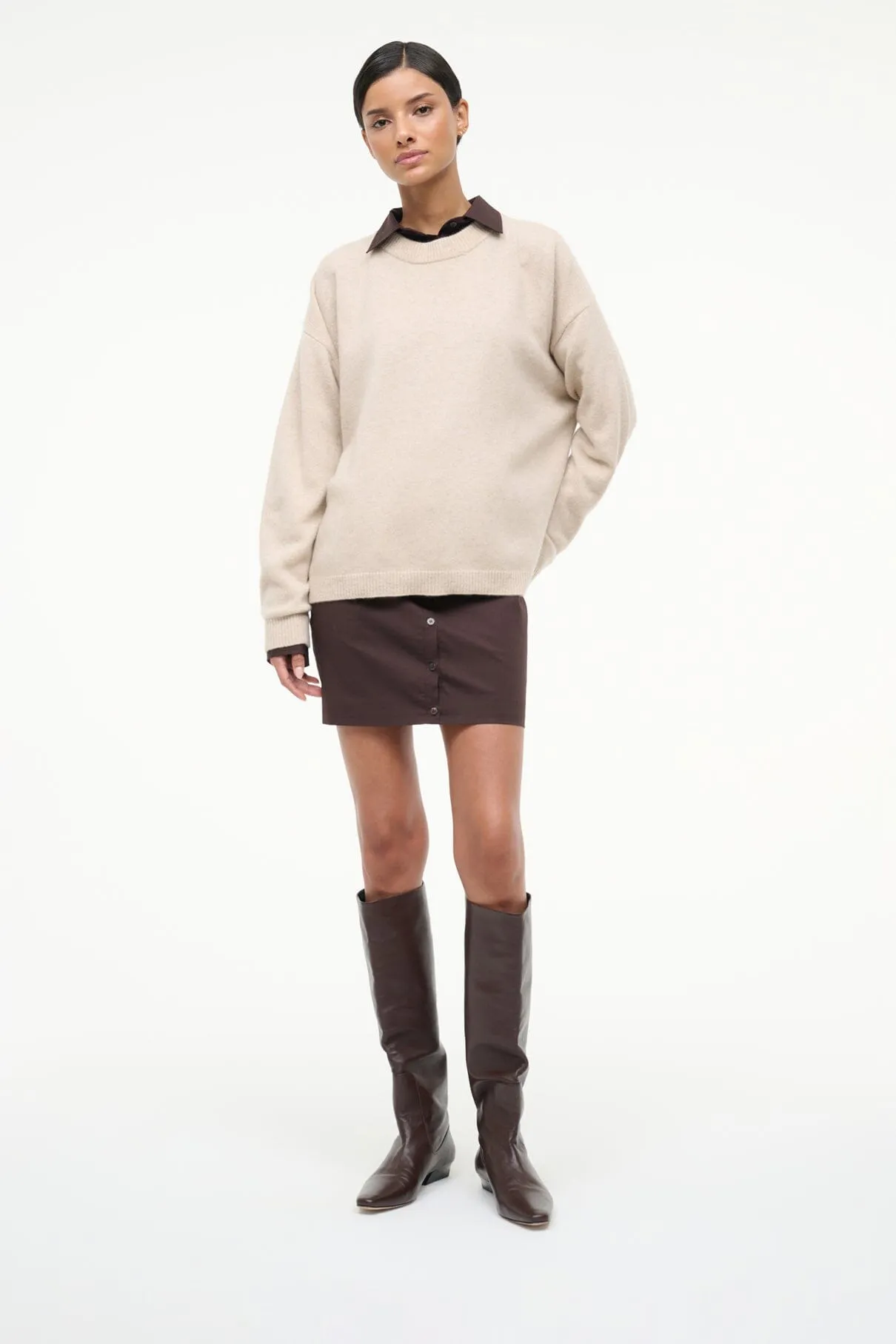 Wally Flat Boot | Espresso sold by STAUD product image thumbnail 2