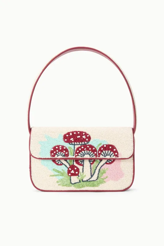 TOMMY BEADED BAG | MUSHROOM TEA sold by STAUD