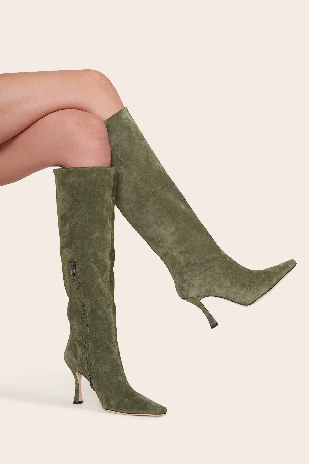 CAMI BOOT | AVOCADO SUEDE sold by STAUD product image thumbnail 2
