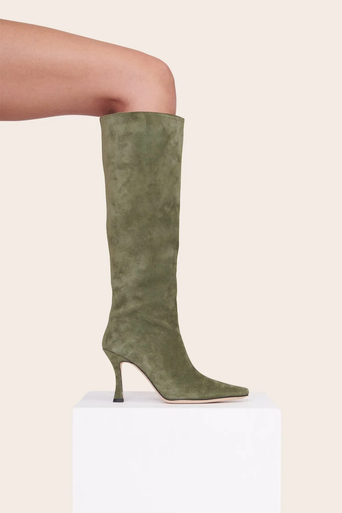 CAMI BOOT | AVOCADO SUEDE sold by STAUD product image thumbnail 4