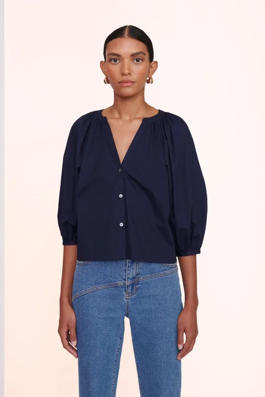DILL TOP | NAVY sold by STAUD