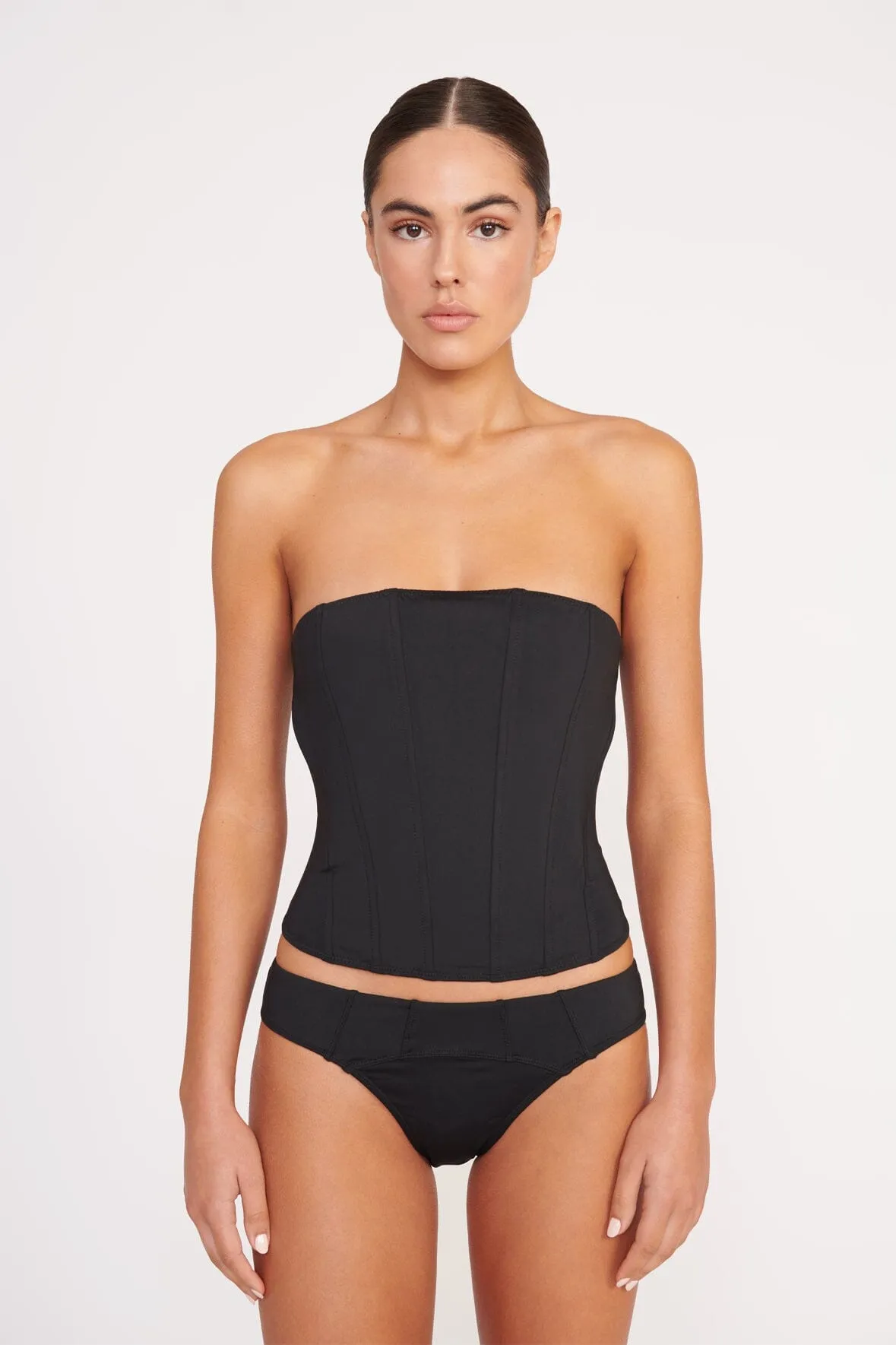 CORSAGE BIKINI BOTTOM | BLACK sold by STAUD product image thumbnail 2