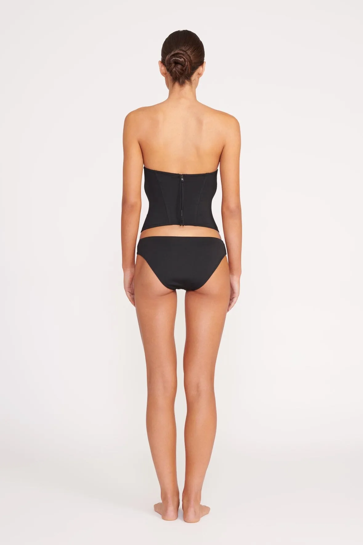 CORSAGE BIKINI BOTTOM | BLACK sold by STAUD product image thumbnail 5