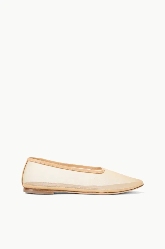 ALBA BALLET FLAT | PORCINI MESH sold by STAUD