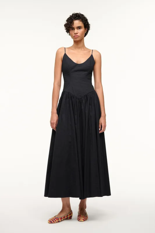 DENA DRESS | BLACK sold by STAUD