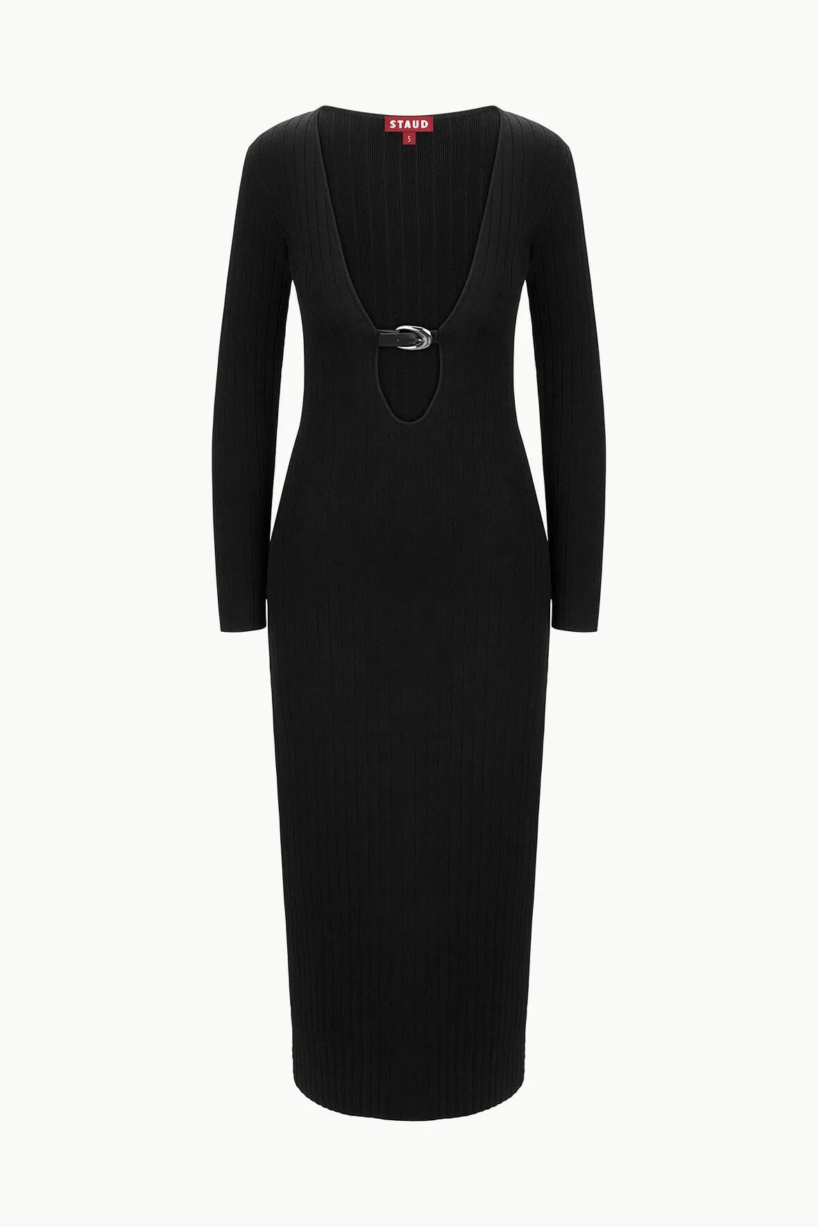 MURPHY DRESS | BLACK sold by STAUD product image thumbnail 4