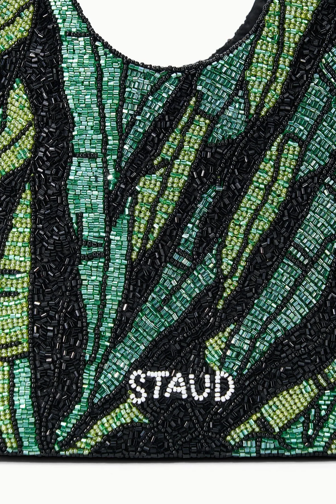 BEADED COTE BAG | GREEN PALM sold by STAUD product image thumbnail 3