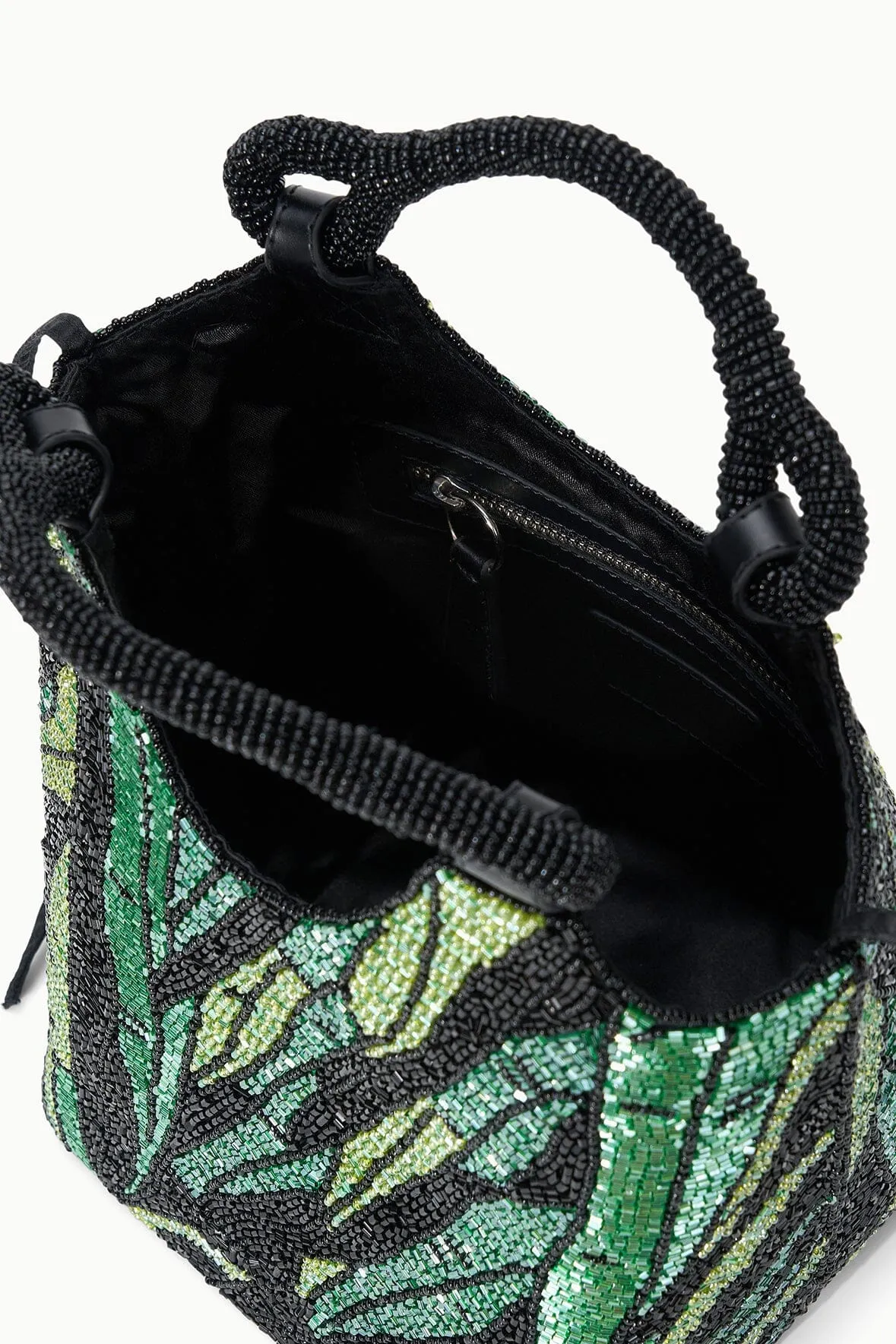 BEADED COTE BAG | GREEN PALM sold by STAUD product image thumbnail 4