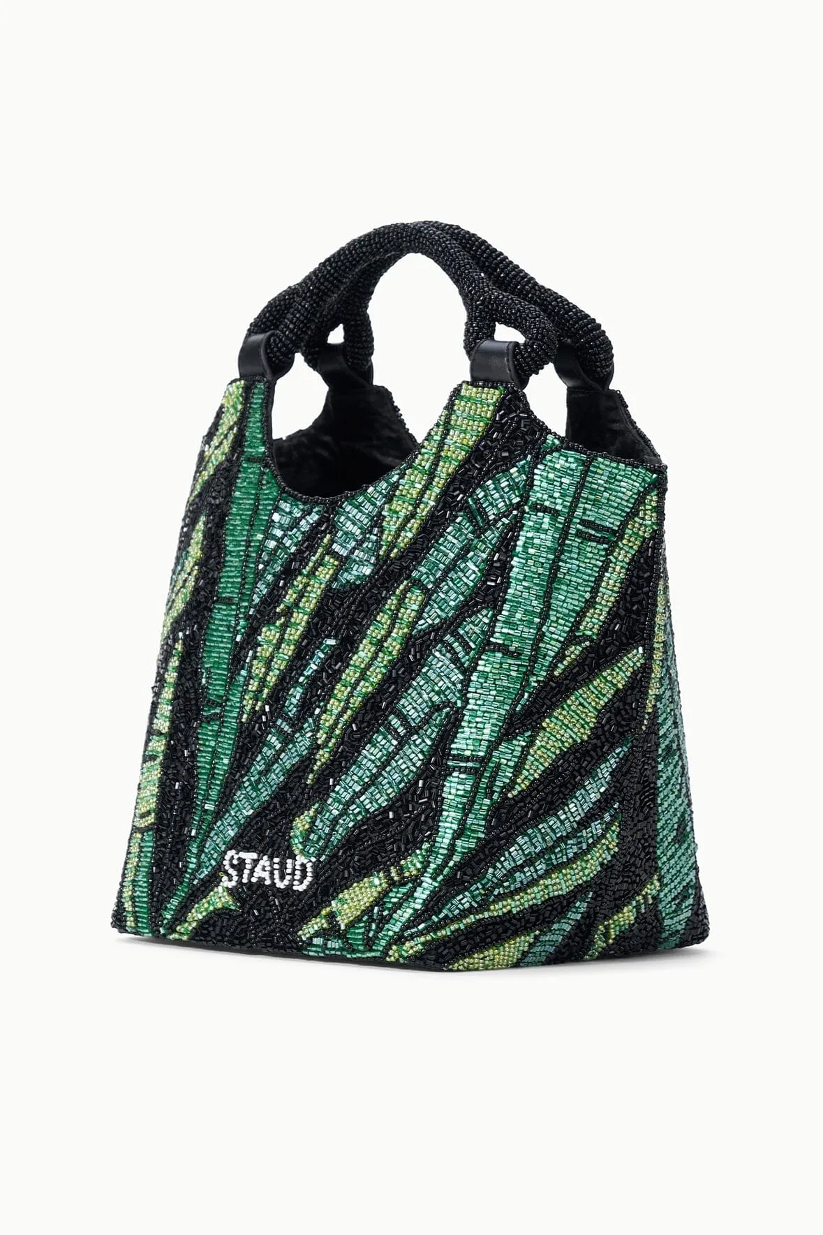BEADED COTE BAG | GREEN PALM sold by STAUD product image thumbnail 2