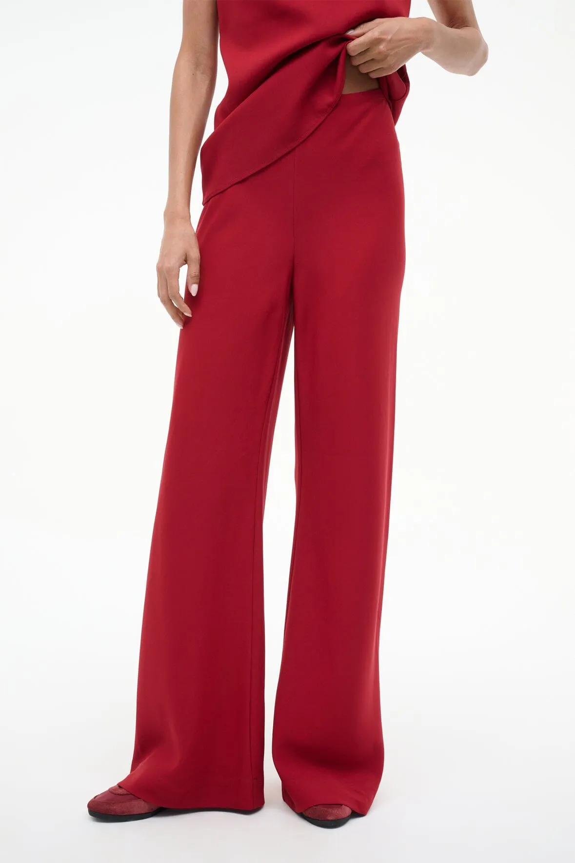 STROLL PANT | POMEGRANATE sold by STAUD product image thumbnail 2