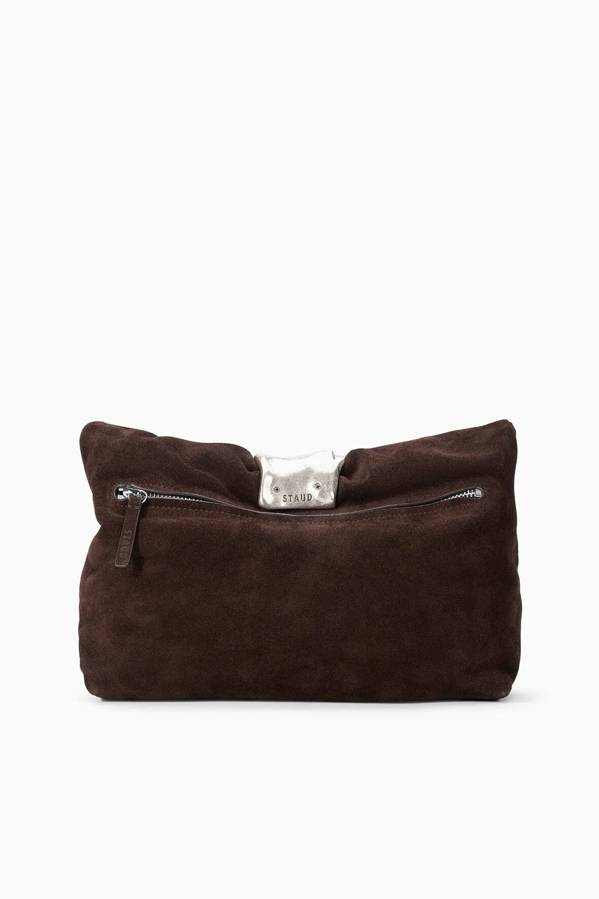 CUFF CLUTCH | ESPRESSO SUEDE sold by STAUD product image thumbnail 4