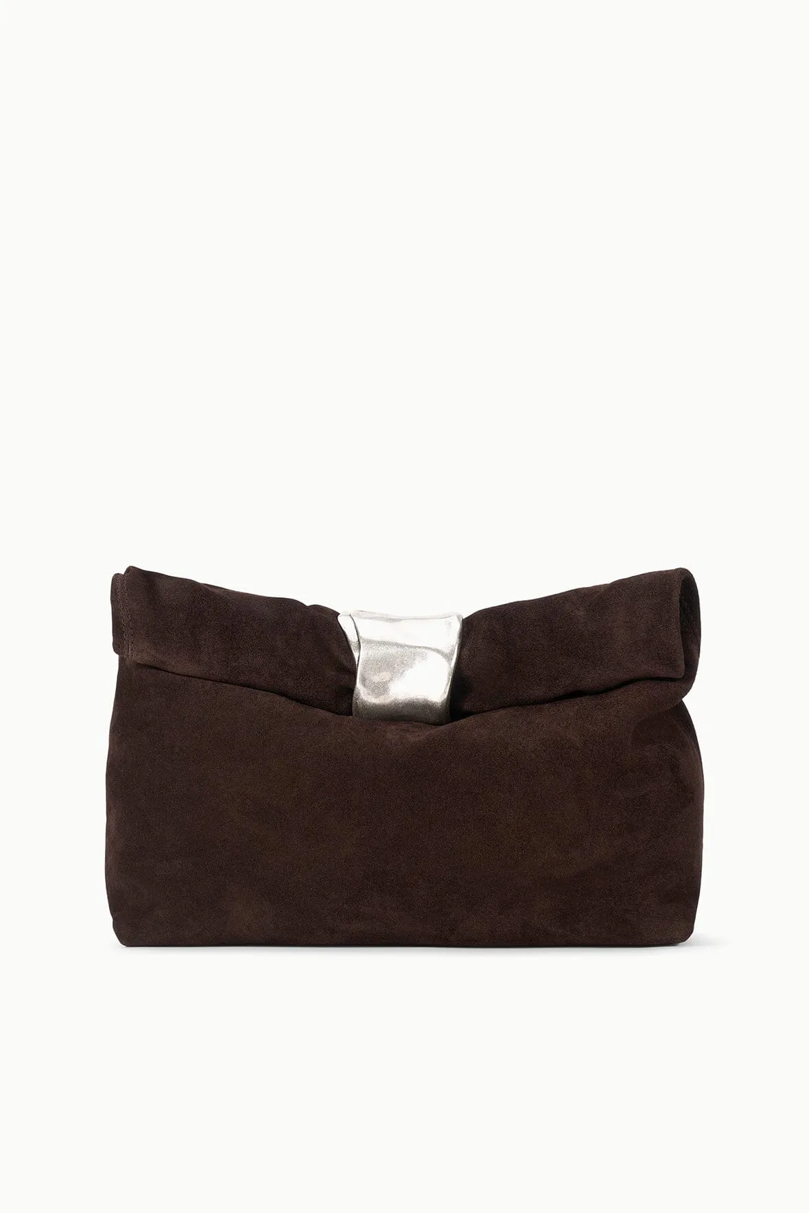 CUFF CLUTCH | ESPRESSO SUEDE sold by STAUD product image thumbnail 3