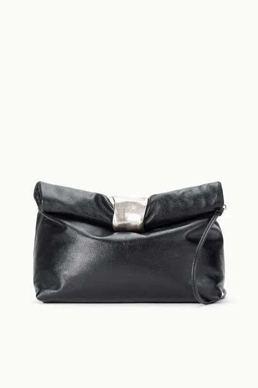 CUFF CLUTCH | BLACK sold by STAUD