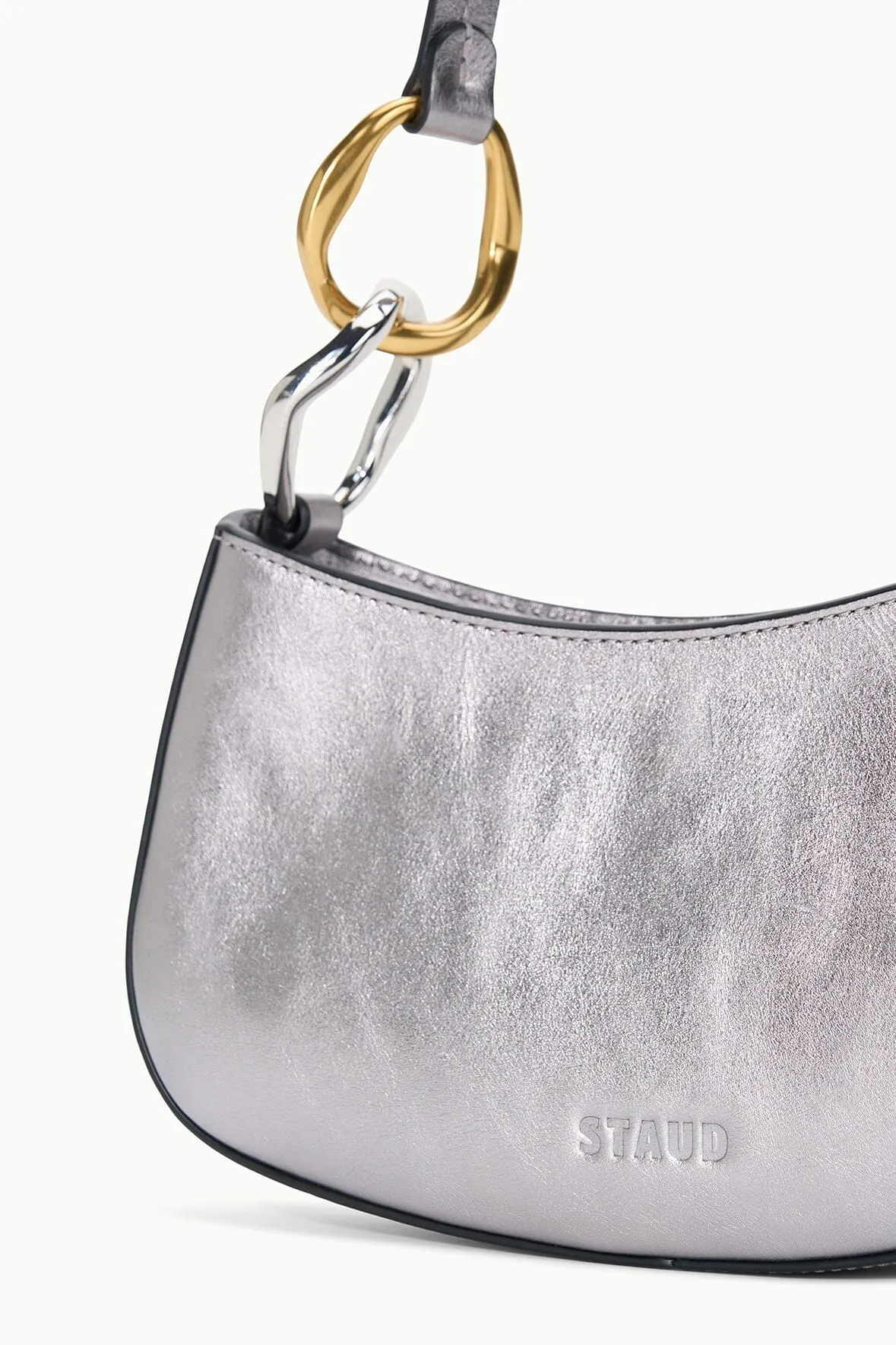 OLLIE BAG | PEWTER sold by STAUD product image thumbnail 4