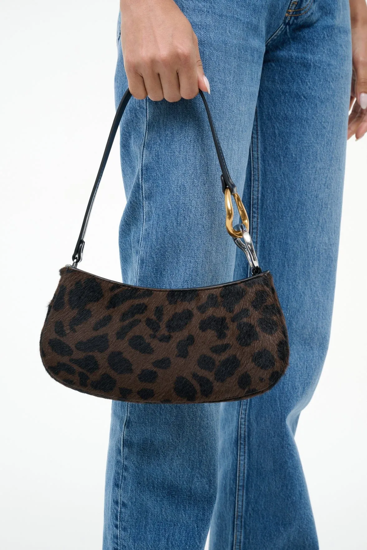 OLLIE BAG | LEOPARD sold by STAUD product image thumbnail 4