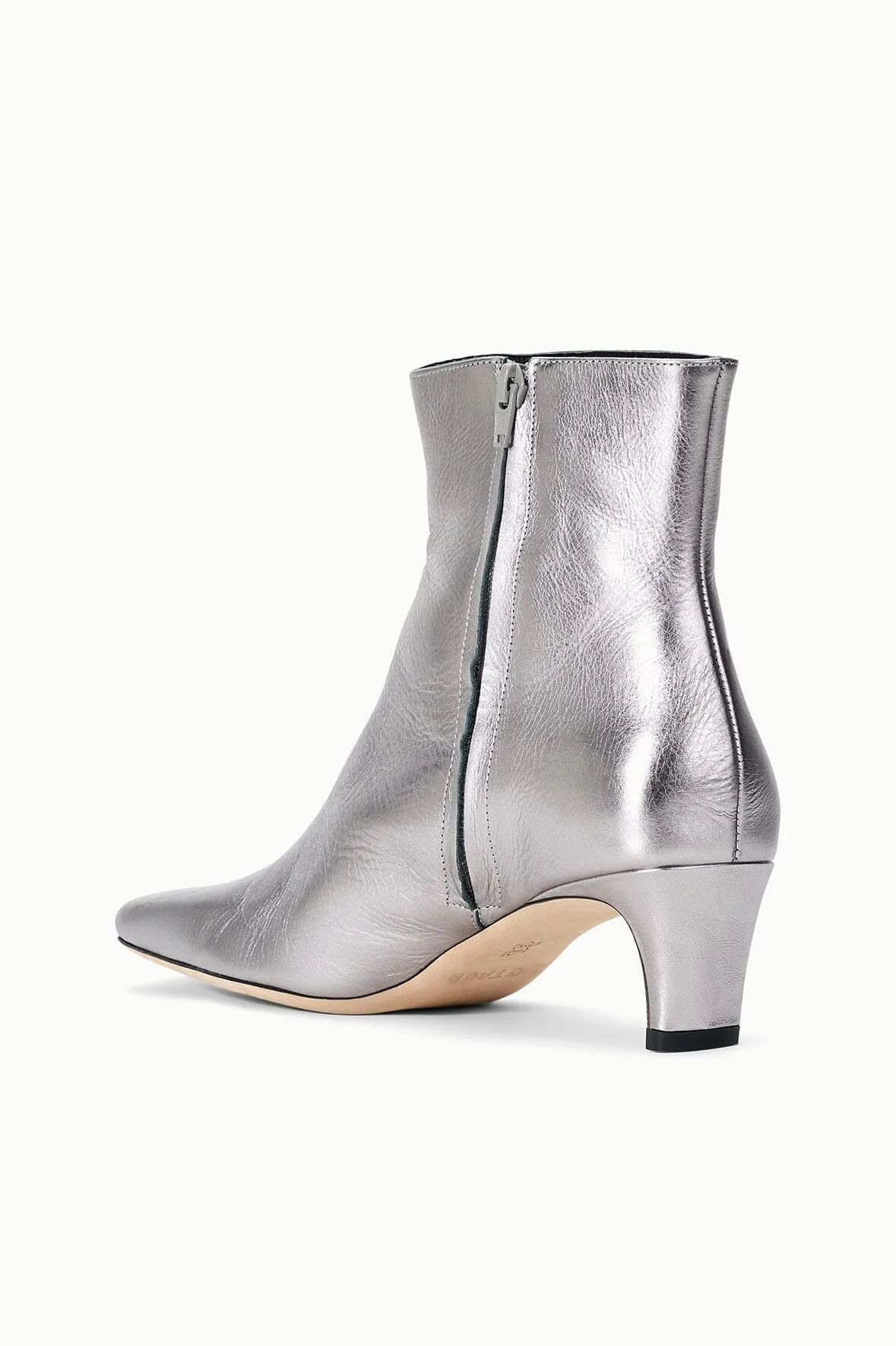 WALLY ANKLE BOOT | PEWTER sold by STAUD product image thumbnail 3