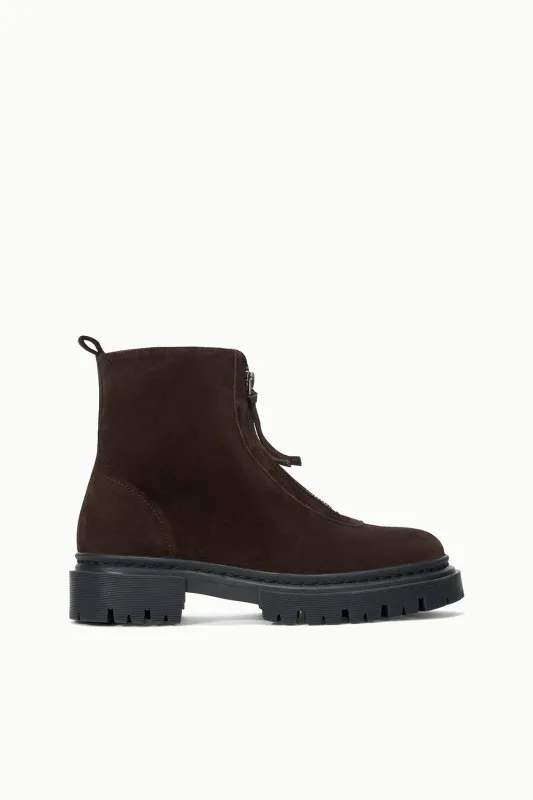MILES ZIP ANKLE BOOT | ESPRESSO sold by STAUD