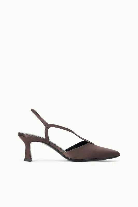 MONROE HEEL | ESPRESSO sold by STAUD