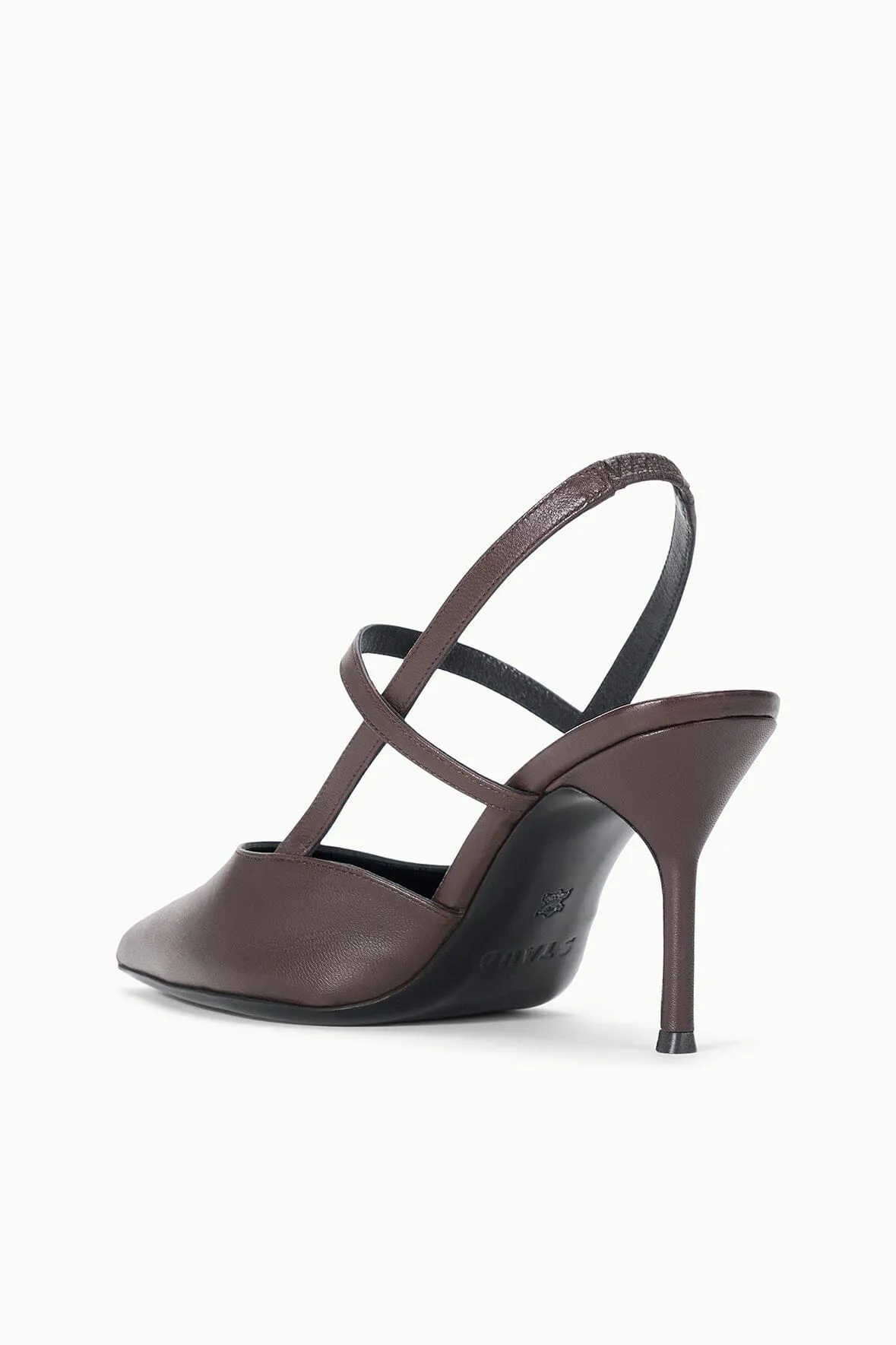 SEBASTIAN HIGH HEEL SLINGBACK | ESPRESSO sold by STAUD product image thumbnail 5