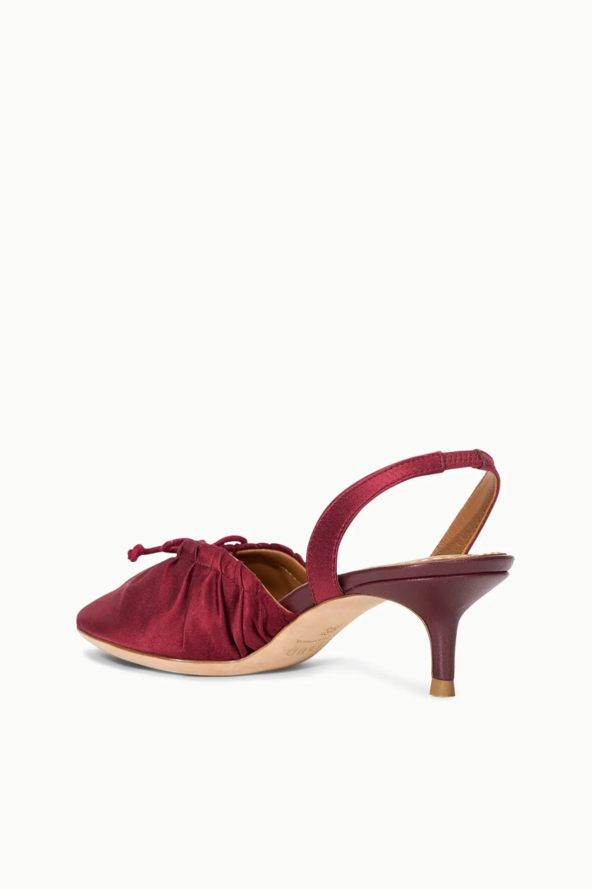 ALBA BALLET SLINGBACK | OXBLOOD SATIN sold by STAUD product image thumbnail 5