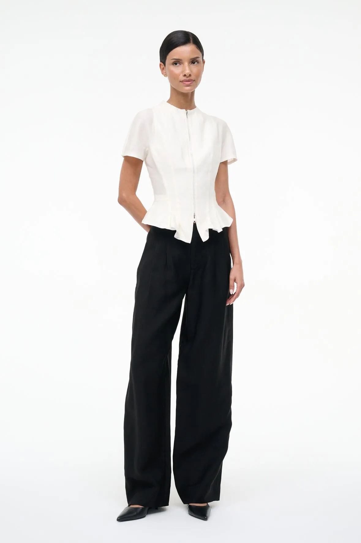 MAELLE TOP | IVORY sold by STAUD product image thumbnail 4