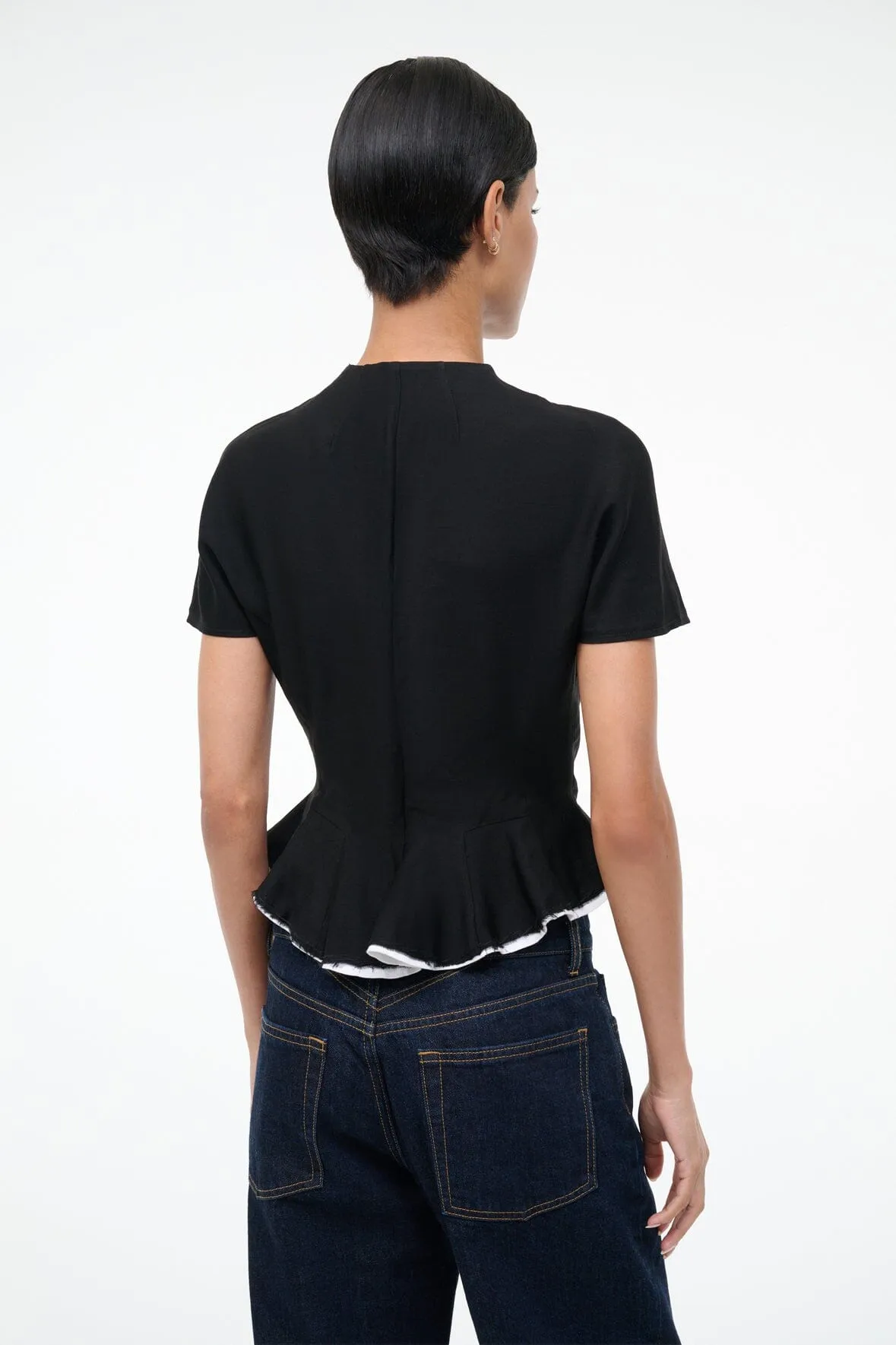 MAELLE TOP | BLACK sold by STAUD product image thumbnail 3