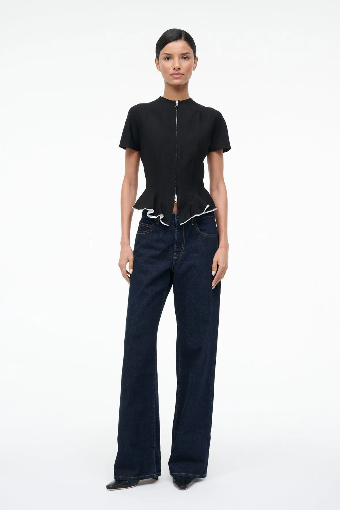 MAELLE TOP | BLACK sold by STAUD product image thumbnail 2