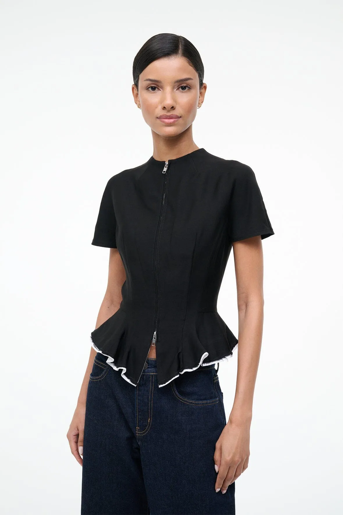 MAELLE TOP | BLACK sold by STAUD product image thumbnail 4