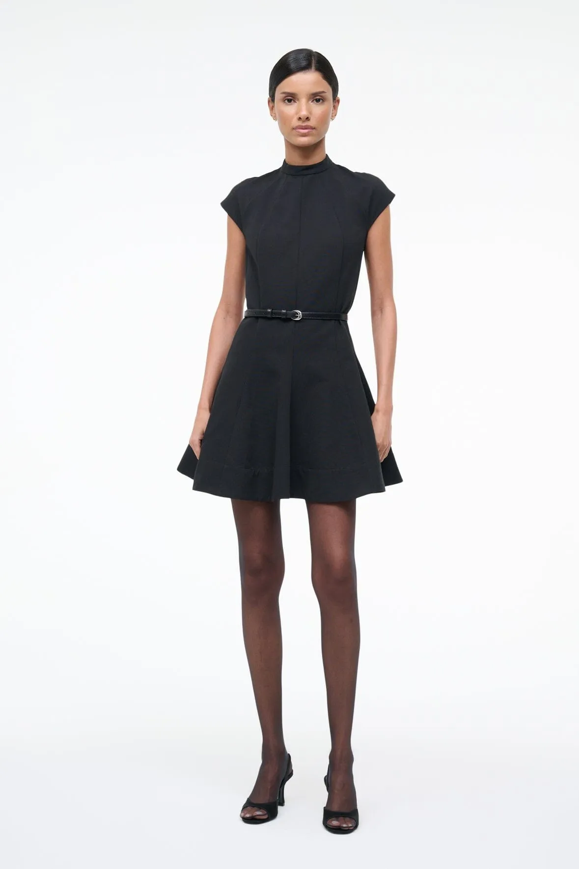 ELLIE DRESS | BLACK sold by STAUD product image thumbnail 3
