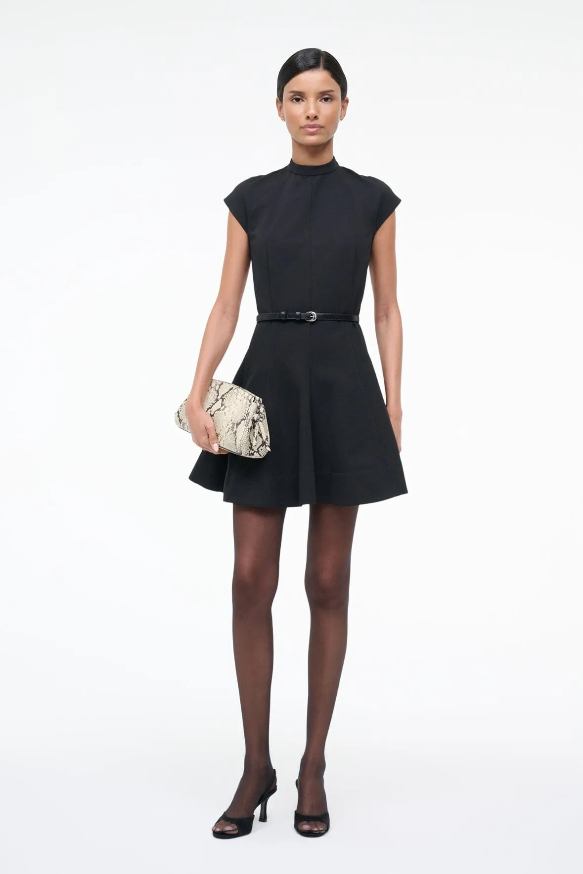 ELLIE DRESS | BLACK sold by STAUD product image thumbnail 4