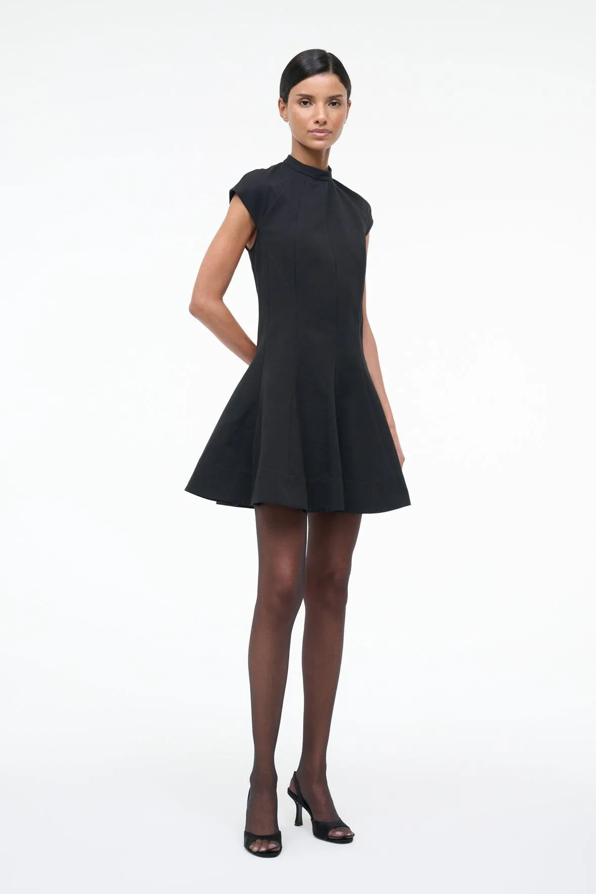 ELLIE DRESS | BLACK sold by STAUD