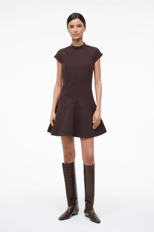 ELLIE DRESS | EARTH made by STAUD