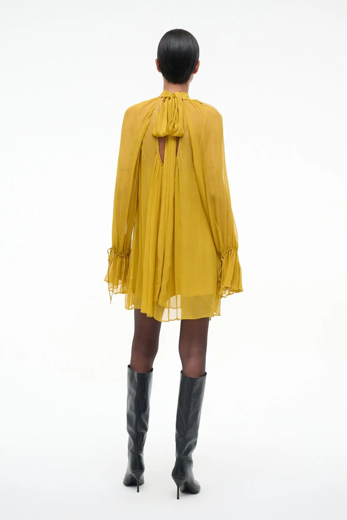 ROUX DRESS | TURMERIC sold by STAUD product image thumbnail 5
