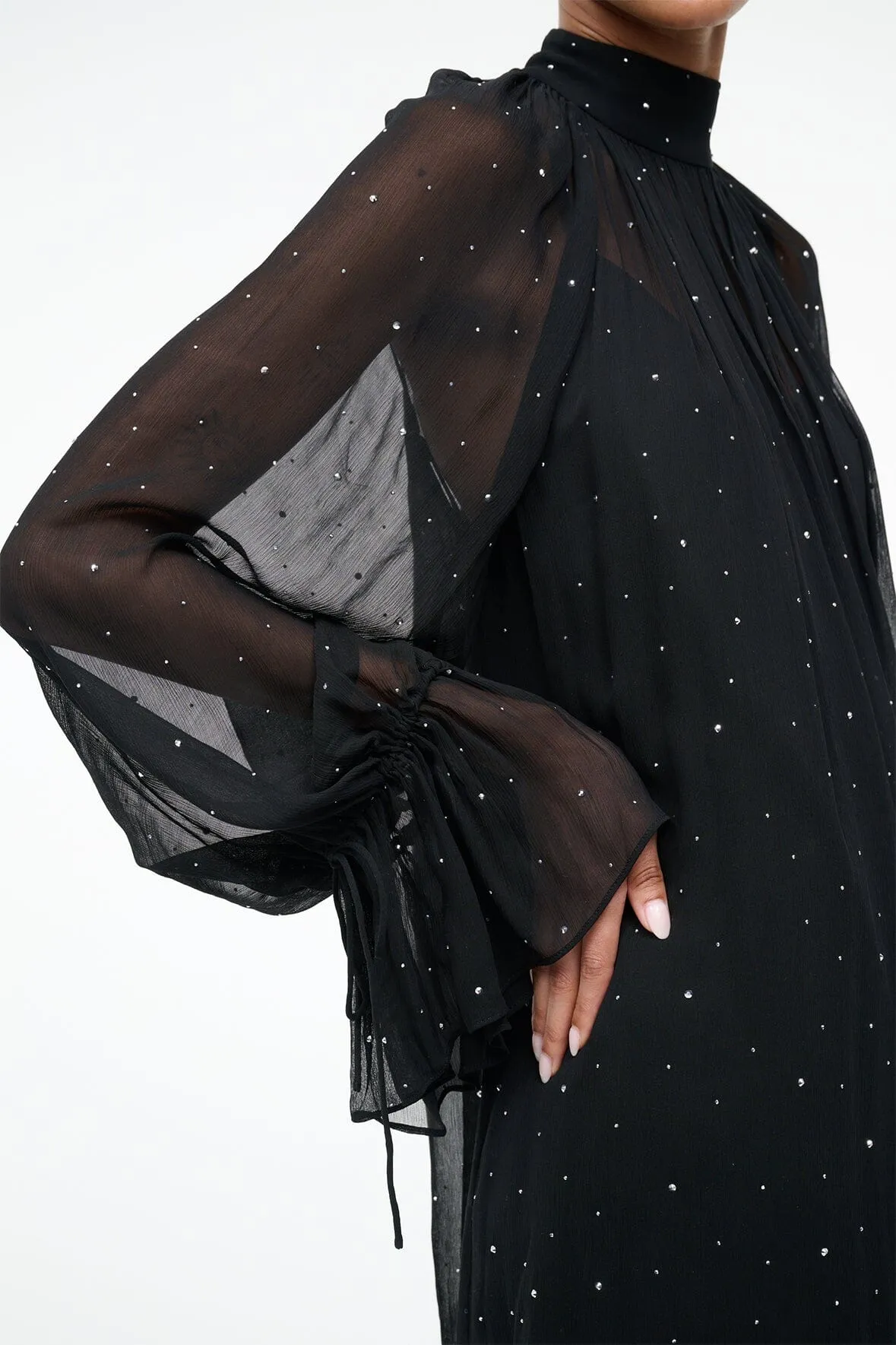 ROUX DRESS | BLACK sold by STAUD product image thumbnail 5