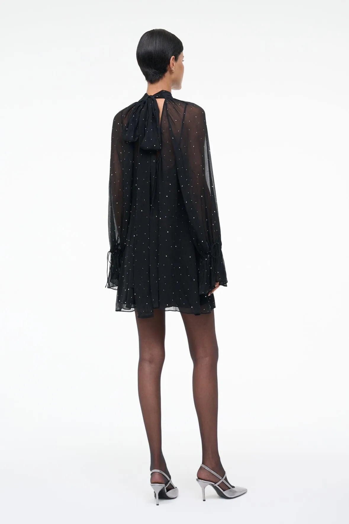 ROUX DRESS | BLACK sold by STAUD product image thumbnail 3