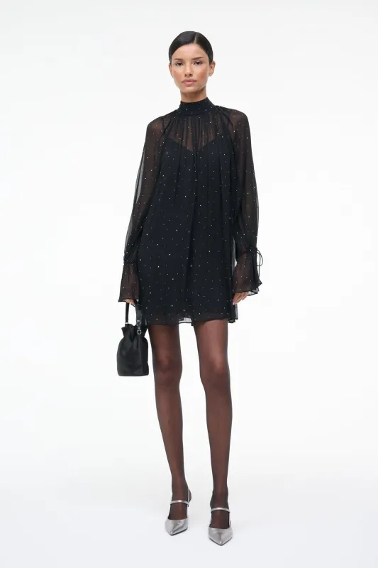 ROUX DRESS | BLACK sold by STAUD