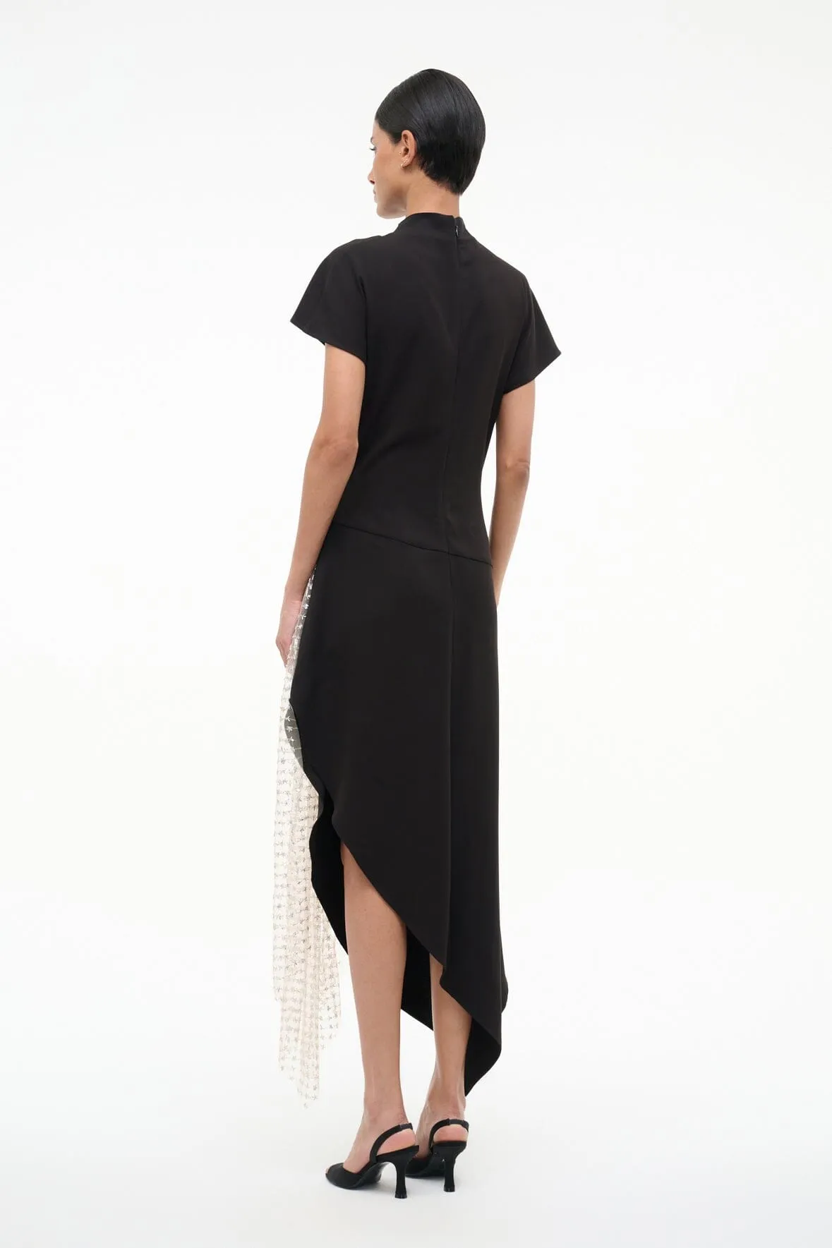 EFFIE DRESS | BLACK STARDUST sold by STAUD product image thumbnail 5