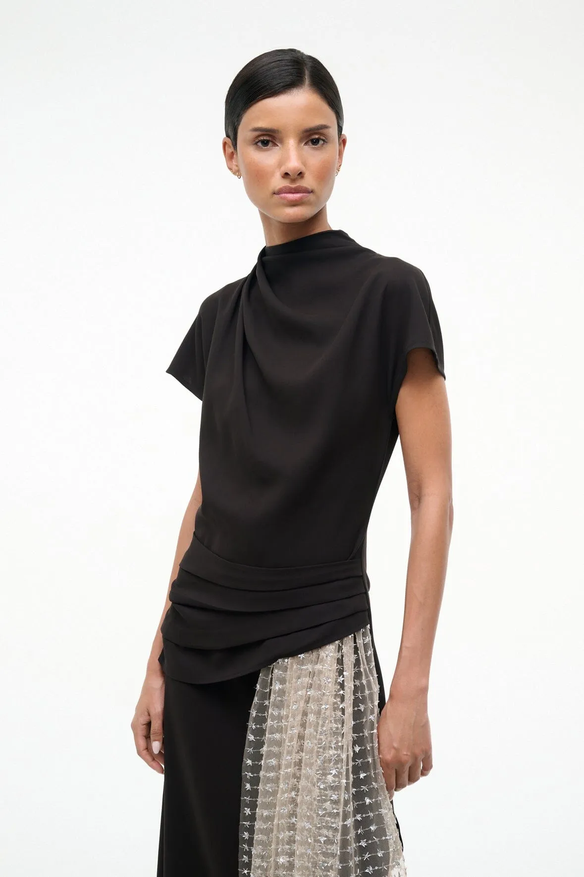 EFFIE DRESS | BLACK STARDUST sold by STAUD product image thumbnail 2