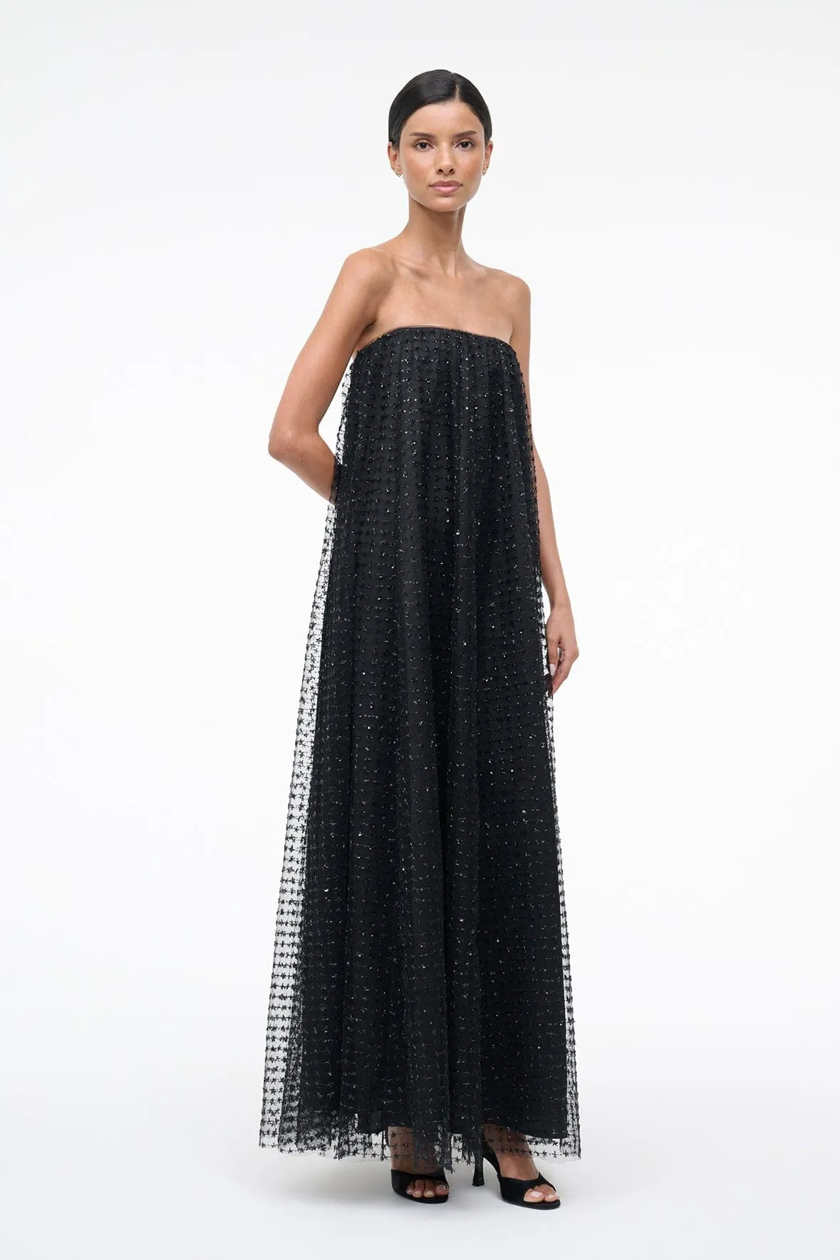 VIVIENNE DRESS | STARDUST ONYX sold by STAUD product image thumbnail 3