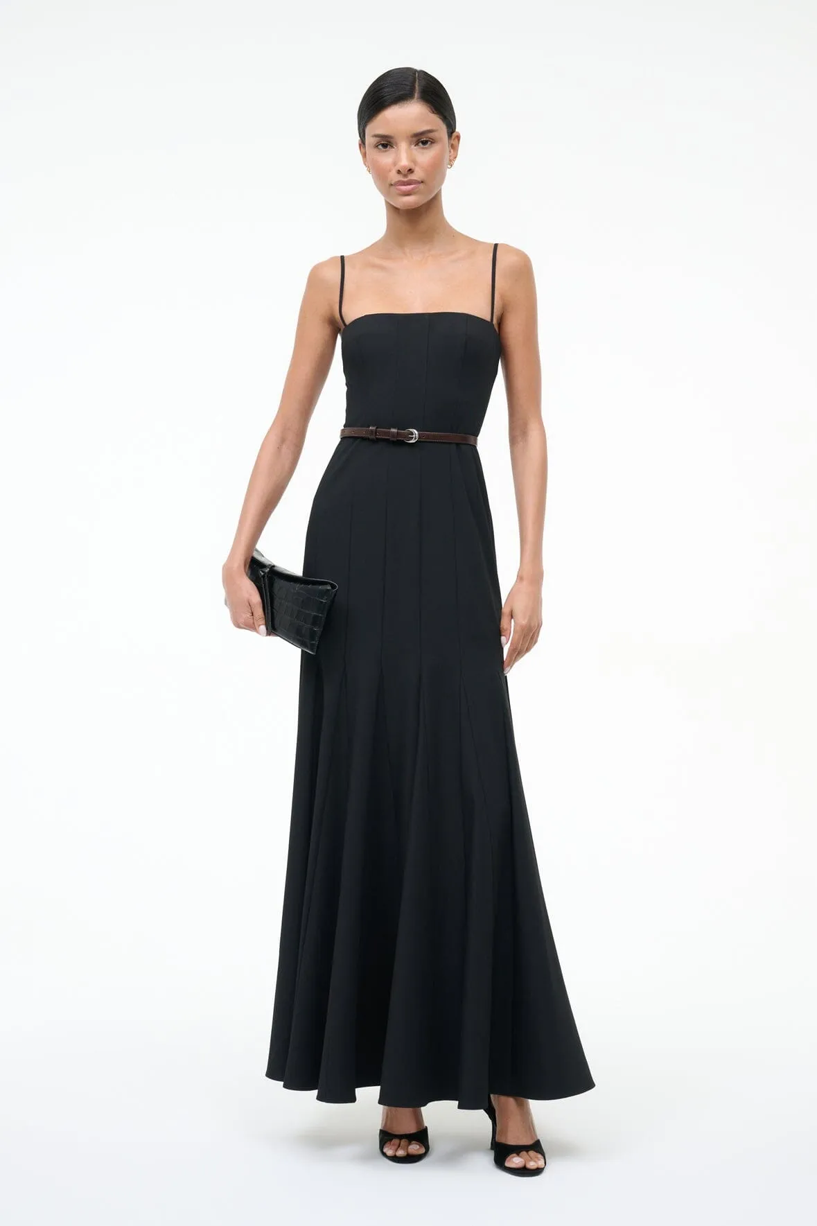 RILA DRESS | BLACK sold by STAUD
